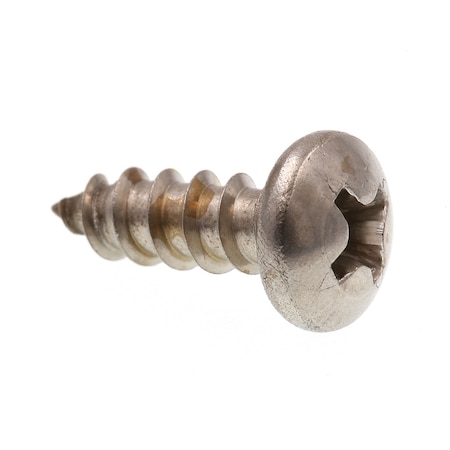 Prime-Line Sheet Metal Screw, Self-Tap Pan Head Phil Driv #8 X 1/2in 18-8 Stainless Steel 25PK 9019605